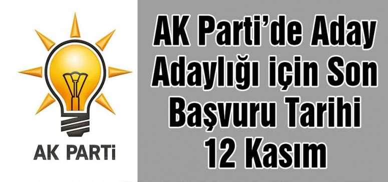 AK Parti Aday Adaylığı Başvuru Süresi Pazartesi Bitiyor