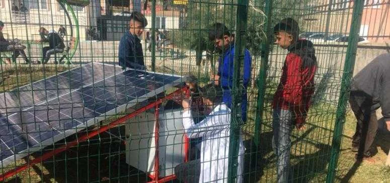 Besni Osman İsot MTAL Güneş Panellerinden Elektrik Üretmeye Başladı