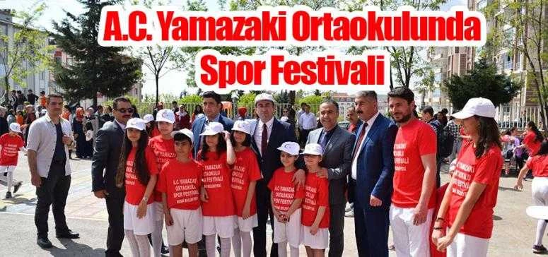 A.C. Yamazaki Ortaokulunda Spor Festivali