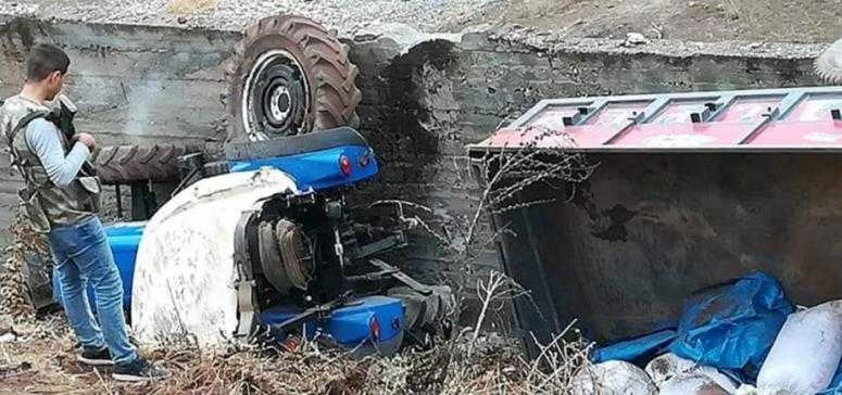 Traktörün Altında Kalan Çiftçi Öldü 