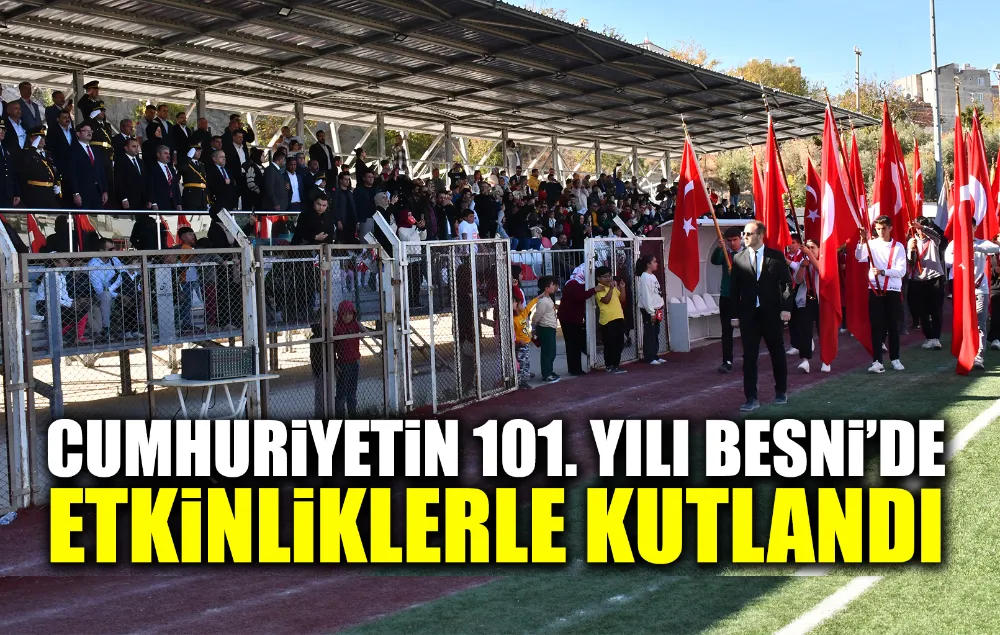 CUMHURİYETİN 101. YILI ETKİNLİKLERLE KUTLANDI