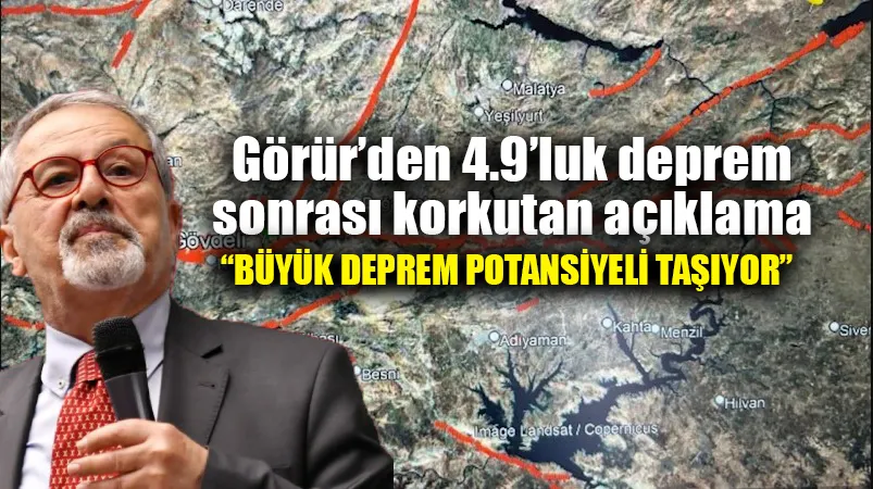 Naci Görür’den 4.9’luk deprem sonrası korkutan açıklama