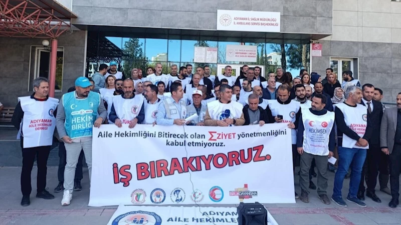 Aile Sağlık Merkezlerinde doktorlar 5 gün iş bırakma kararı aldı