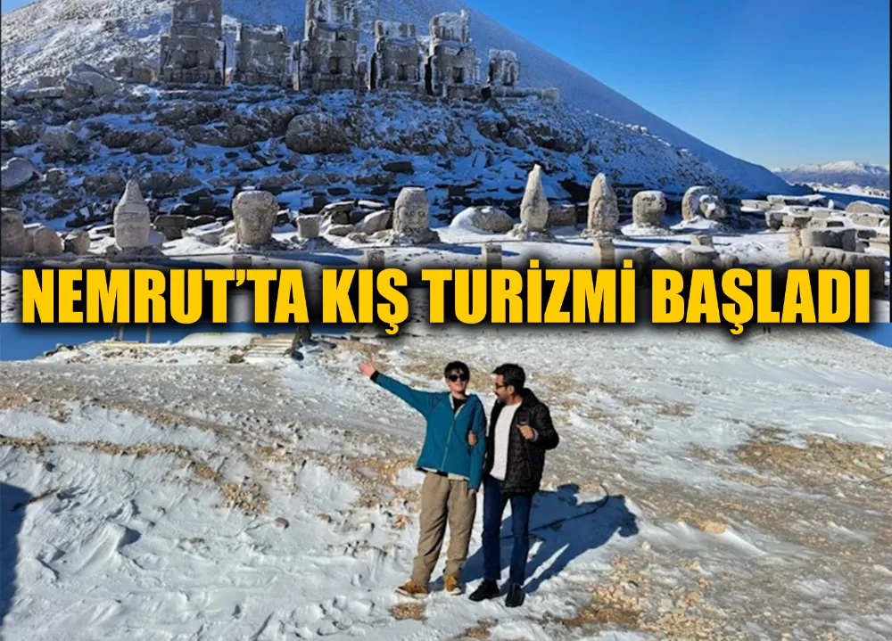 Nemrut Dağı’nda kış turizmi sezonu başladı