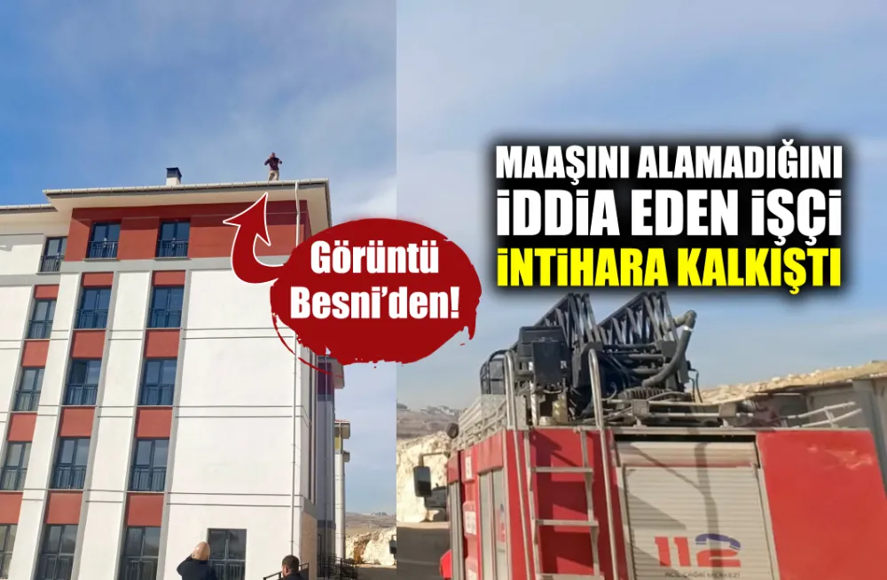 MAAŞINI ALAMADIĞINI İDDİA EDEN İŞÇİ İNTİHARA KALKIŞTI