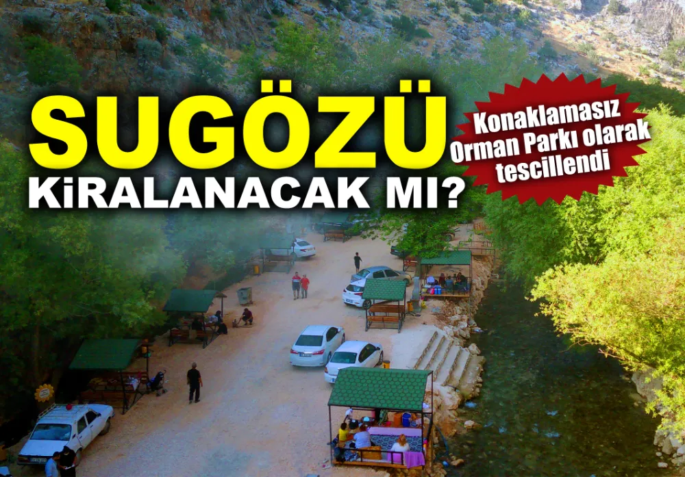 Sugözü Konaklamasız orman parkı olarak tescillendi