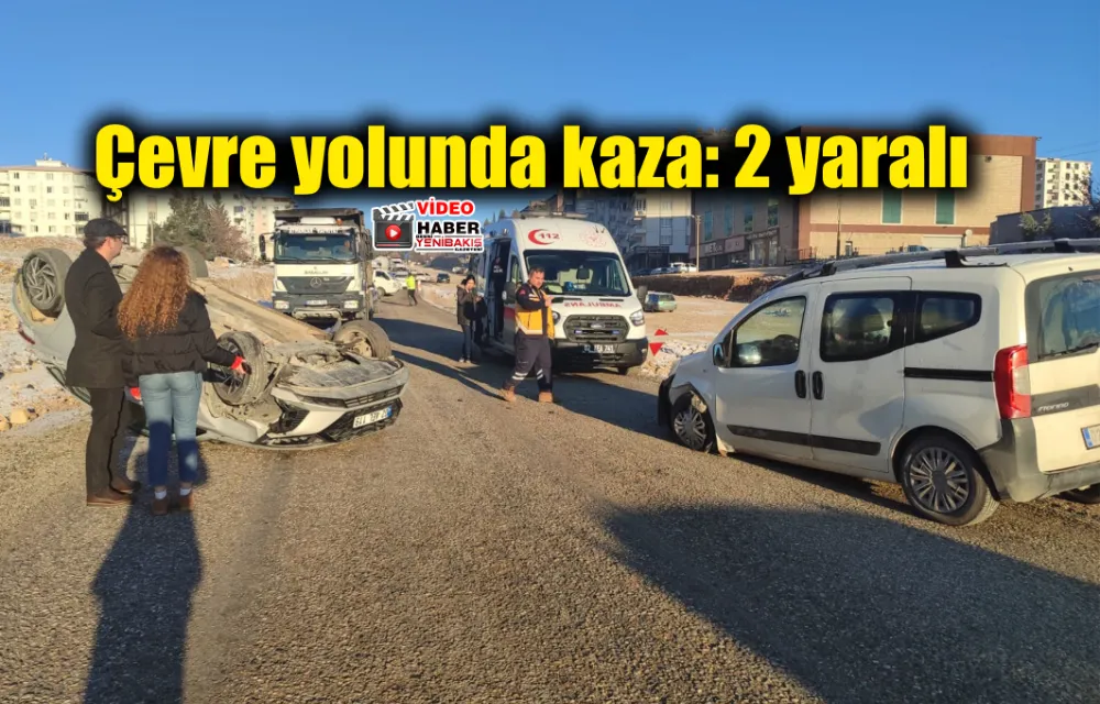 Çevre yolunda kaza: 2 yaralı