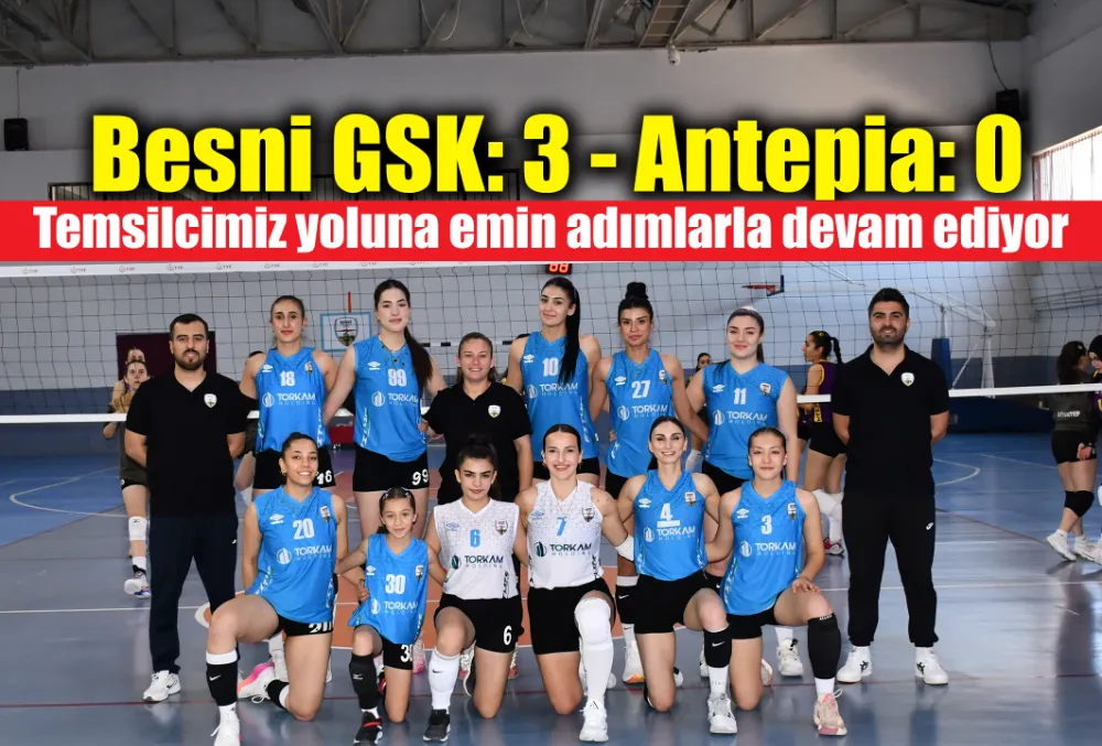 Besni GSK: 3 – Antepia: 0 