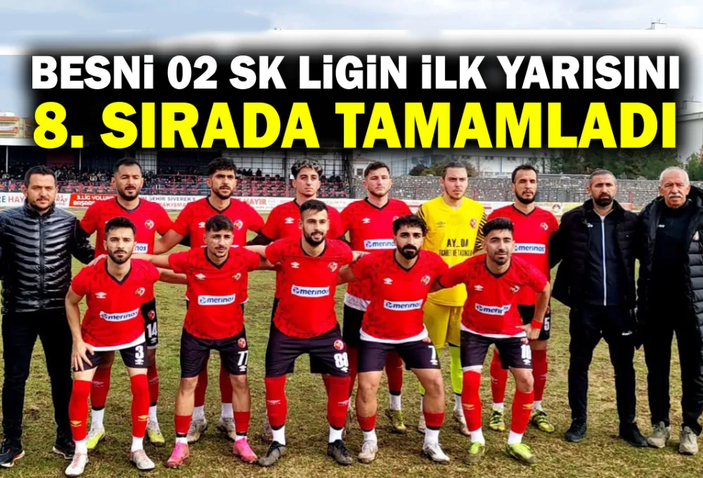 BESNİ 02 SK LİGİN İLK YARISINI 8. SIRADA TAMAMLADI