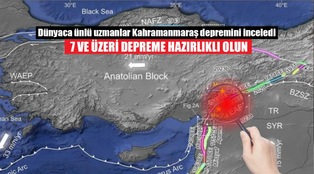 Dünyaca ünlü uzmanlar Kahramanmaraş depremini inceledi