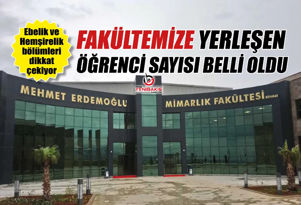 Besni Mehmet Erdemoğlu Mimarlık Mühendislik Fakültesine yerleşen öğrenci sayısı belli oldu