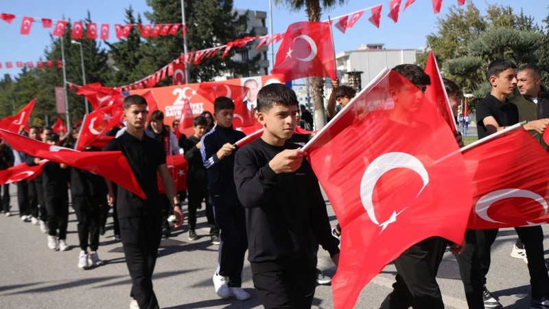 Adıyaman’da 29 Ekim Cumhuriyet Bayramı’nın 102. yıl coşkusu