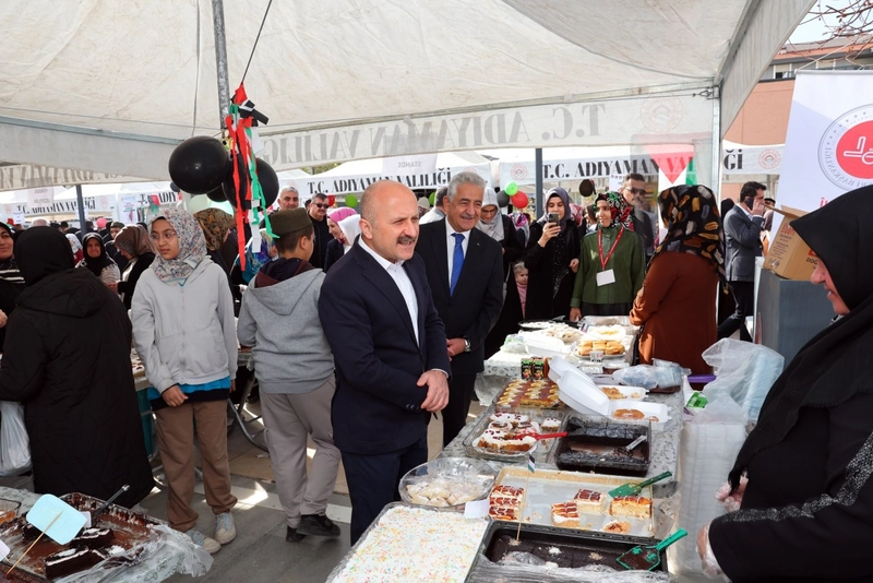 Adıyaman’da Filistin için 