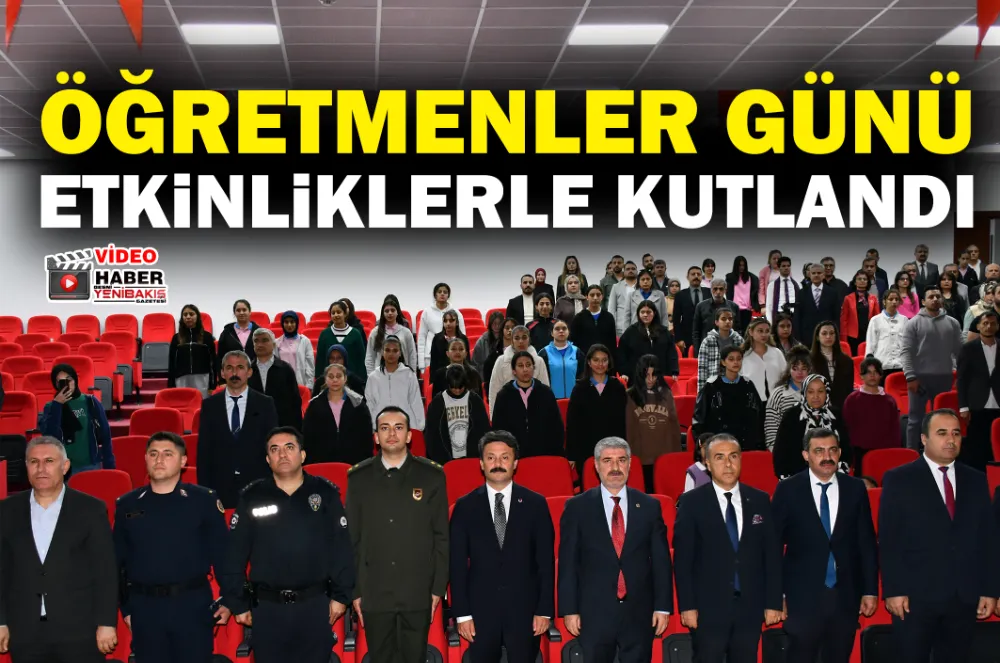 ÖĞRETMENLER GÜNÜ ETKİNLİKLERLE KUTLANDI
