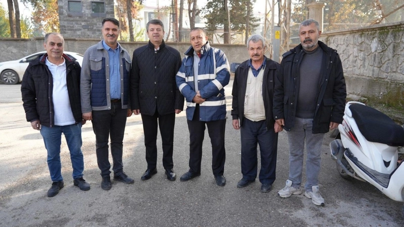 Başkan Tutdere, Varlık Mahallesi taziye evinde incelemelerde bulundu 