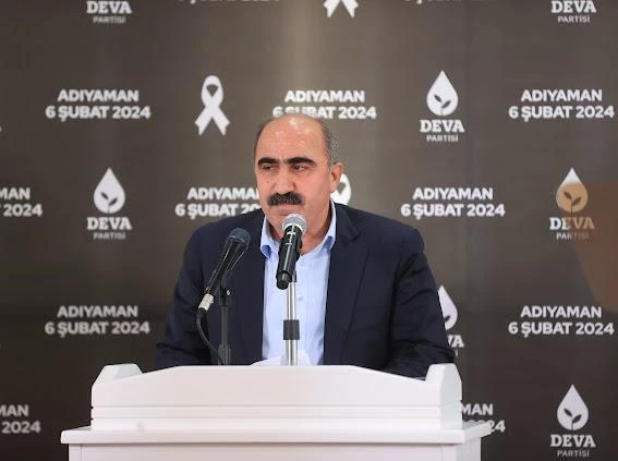 DEVA Partisi Adıyaman İl Başkanı Anaç: ‘Artık söz barışın olmalı’ 