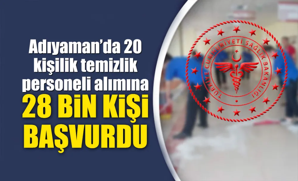 20 kişilik personel alımına rekor başvuru