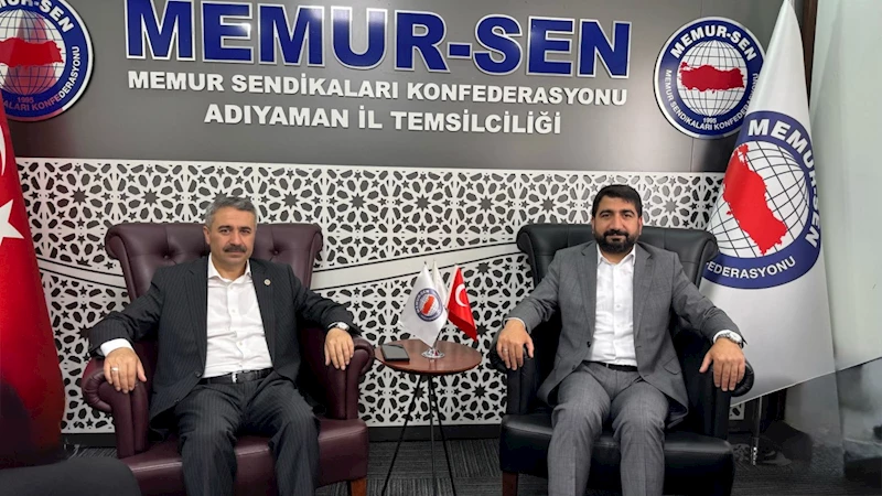 Alkayış’tan Memur-Sen’e bayram ziyareti