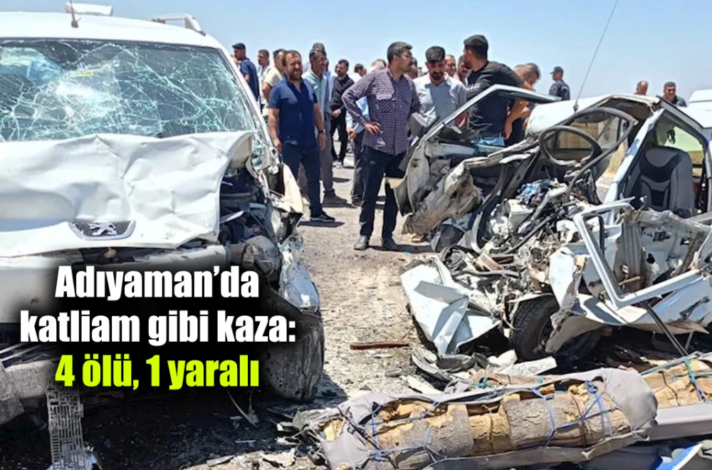 Otomobil ile hafif ticari araç çarpıştı: 4 ölü, 1 yaralı 