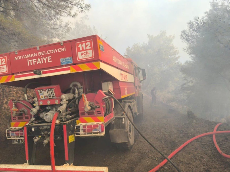 Adıyaman İtfaiyesi Hatay’daki yangın için destek oldu