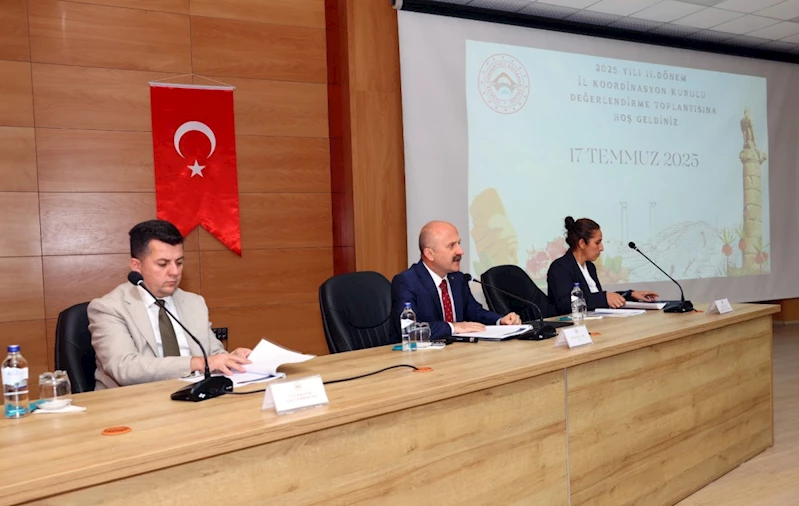 Adıyaman’da İl Koordinasyon Kurulu Toplantısı yapıldı 