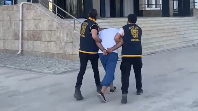 16 yıl hapis cezası ile aranan şahıs balkondan kaçmaya çalışırken yakalandı