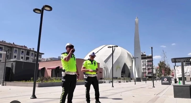 Adıyaman’da, drone destekli trafik denetimi