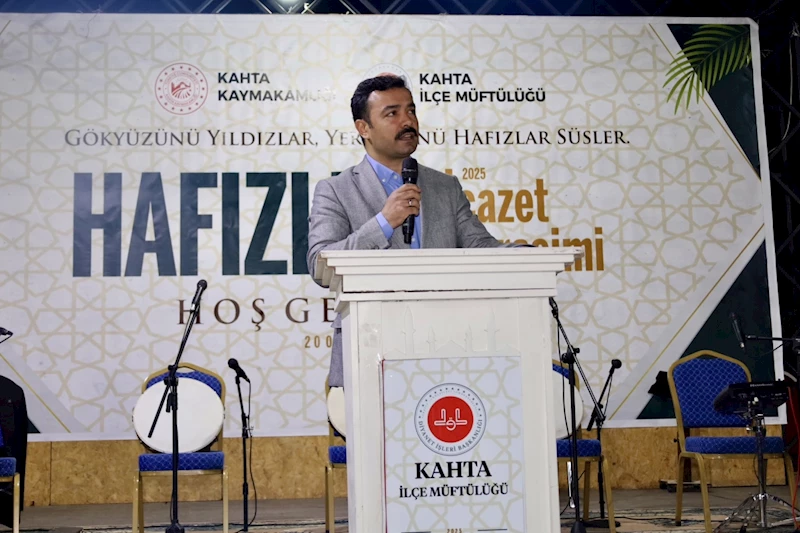 Kahta'da 60 hafız icazet aldı  