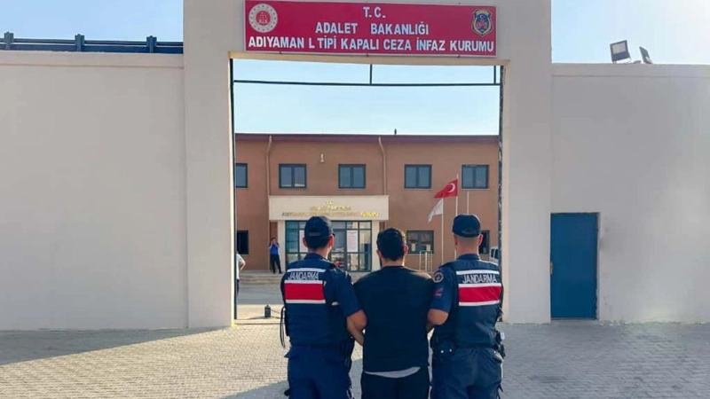 Hakkında 13 yıl hapis cezası bulunan şahıs Adıyaman