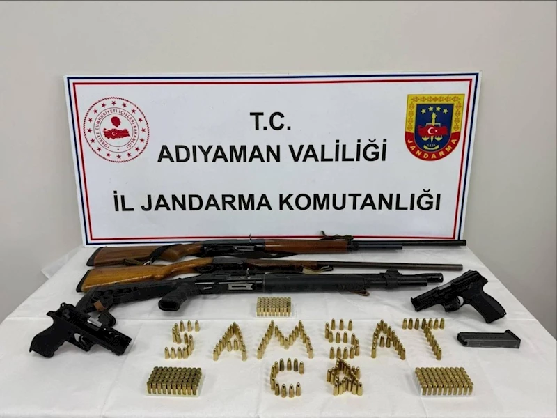 Adıyaman’da silah kaçakçılığı operasyonu: 1 gözaltı  - Videolu Haber
